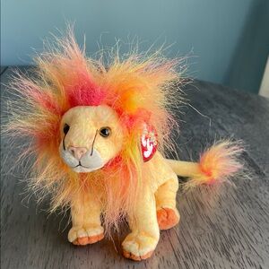 TY Beanie Babies 2000 Collection - Bushy - Lion - Plush